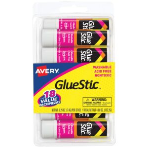 Avery Glue Stic Disappearing Purple Glue Sticks